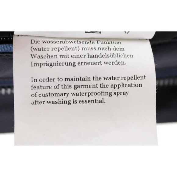 Schneiders Button Front Water Repellent Jacket Size 56 (46 US) In Blue Cotton - Picture 13 of 14